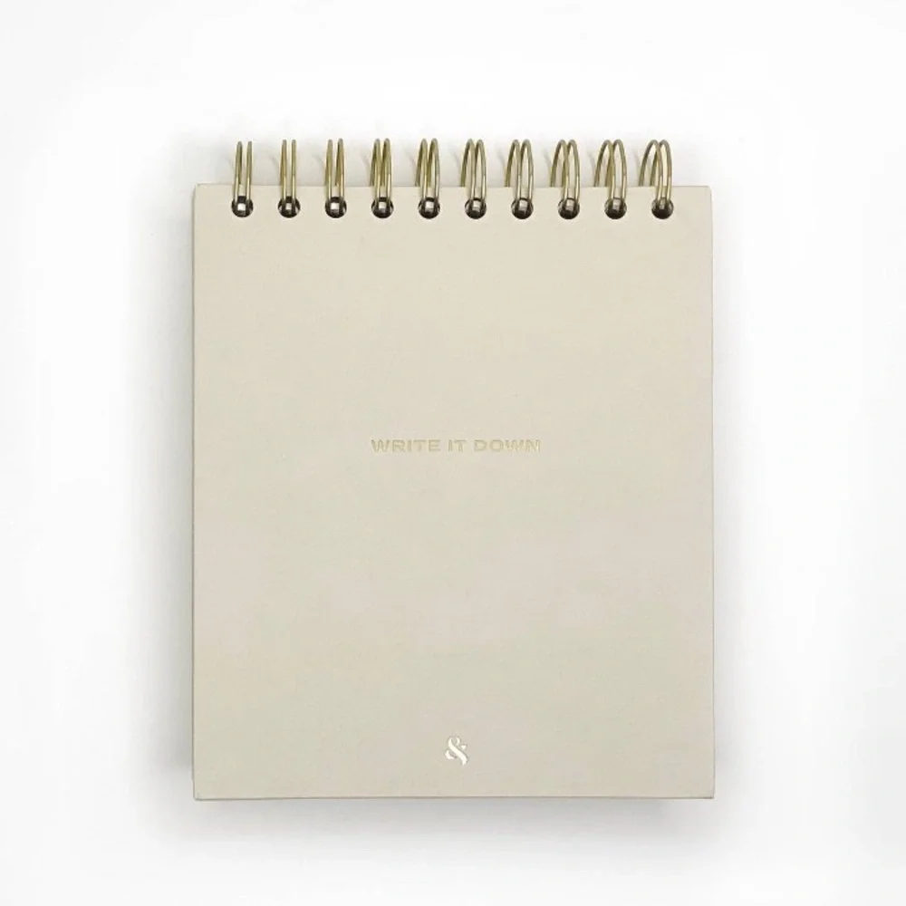 Chic Spiral Desktop Notepad